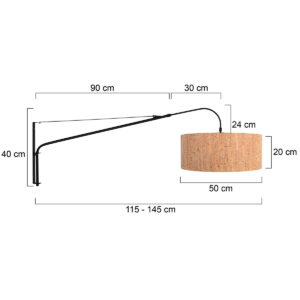 steinhauer-wandlamp-elegantclassy-zwart-metaaltextiel-leeslamp-e27-4336zw-7