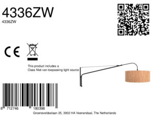 steinhauer-wandlamp-elegantclassy-zwart-metaaltextiel-leeslamp-e27-4336zw-8a