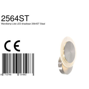 steinhauer-wandlamp-lido-staal-kunststofmetaal-ø17cm-led-2564st-8a