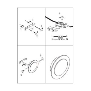 steinhauer-wandlamp-lido-zwart-kunststofmetaal-ø17cm-led-2564zw-9