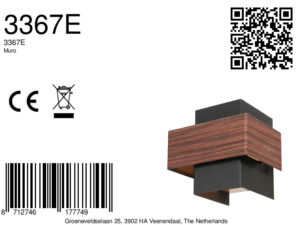 steinhauer-wandlamp-muro-houtzwart-metaal-g9-3367e-8a