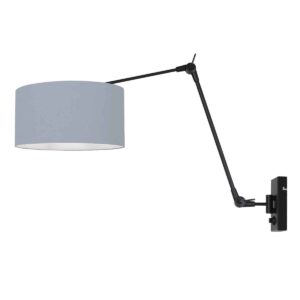 steinhauer-wandlamp-prestigechic-zwart-linnenmetaal-schemerlamp-e27-3956zw-1