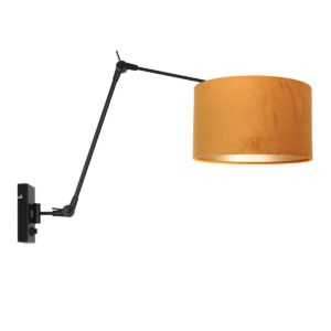 steinhauer-wandlamp-prestigechic-zwart-metaal-schemerlamp-e27-8123zw-1