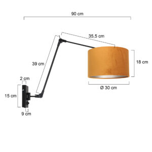 steinhauer-wandlamp-prestigechic-zwart-metaal-schemerlamp-e27-8123zw-7