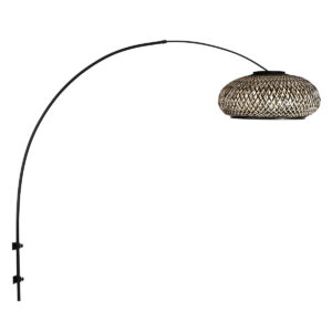 steinhauer-wandlamp-sparkledlight-zwart-bamboemetaal-e27-4406zw-0