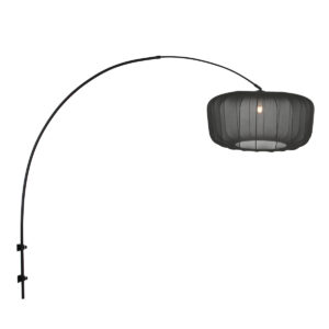 steinhauer-wandlamp-sparkledlight-zwart-metaaltextiel-leeslamp-e27-4410zw-0