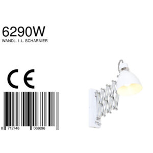 steinhauer-wandlamp-spring-wit-metaal-schaarlamp-e27-6290w-8a
