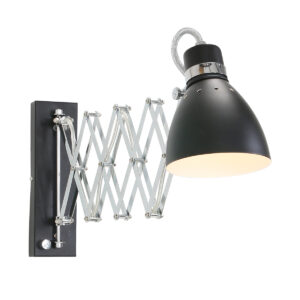 steinhauer-wandlamp-spring-zwart-metaal-schaarlamp-e27-6290zw-0