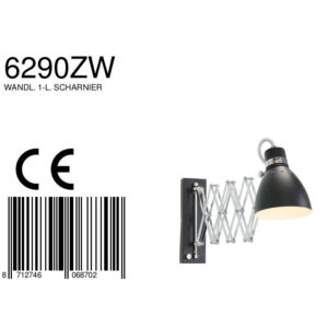 steinhauer-wandlamp-spring-zwart-metaal-schaarlamp-e27-6290zw-8a