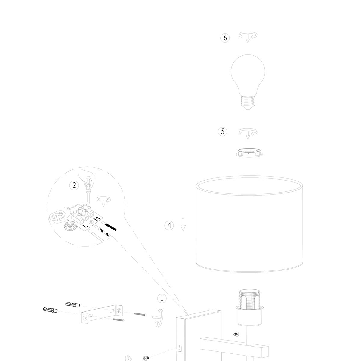 steinhauer-wandlamp-stang-zwart-linnenmetaal-bedlampje-led_e27-3702zw-9