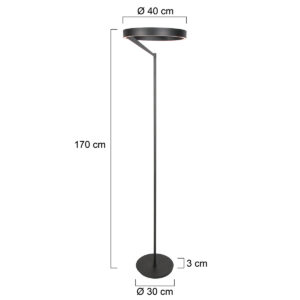 steinhauerexclusive-vloerlamp-mykty-zwart-metaal-ø40cm-led-4201zw-7