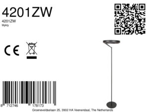 steinhauerexclusive-vloerlamp-mykty-zwart-metaal-ø40cm-led-4201zw-8a