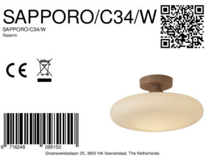 it'saboutromi-plafonniere-sapporo-wit-glasmetaal-ø34cm-e27-sapporo/c34/w-8a