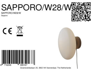 it'saboutromi-wandlamp-sapporo-wit-glasmetaal-ø28cm-e14-sapporo/w28/w-8a
