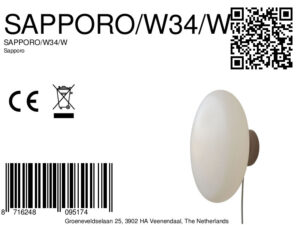it'saboutromi-wandlamp-sapporo-wit-glasmetaal-ø34cm-e27-sapporo/w34/w-8a