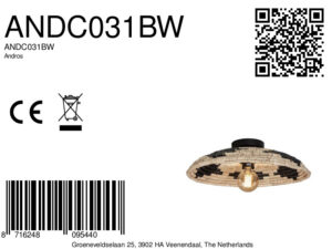 good&mojo-plafonniere-andros-naturel/zwart-zeegras-ø45cm-e27-andc031bw-8a