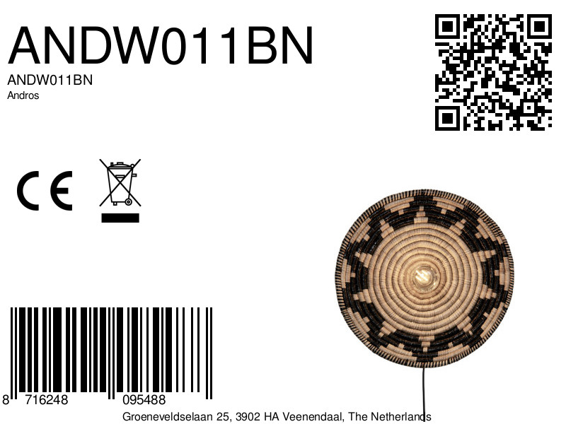 good&mojo-wandlamp-andros-naturel/zwart-zeegras-ø45cm-e27-andw011bn-8a