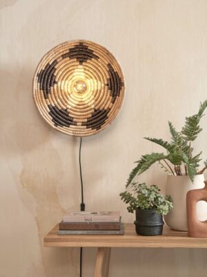 good&mojo-wandlamp-andros-naturel/zwart-zeegras-ø45cm-e27-andw031bw-2