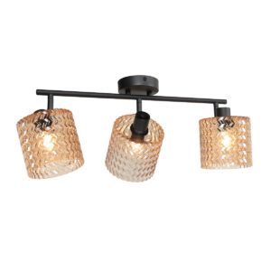 spot-amberkleurigzwart-ocre-glasmetaal-kleurglas-lamp-e14-4225zw-mexlite-1