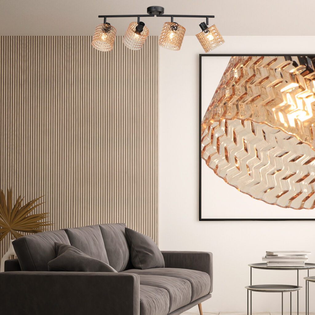spot-amberkleurigzwart-ocre-glasmetaal-kleurglas-lamp-e14-4226zw-mexlite-1
