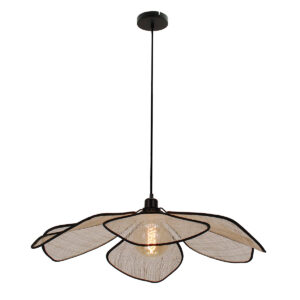 hanglamp-naturel-lumaflora-metaaltextiel-ø80cm-e27-4368cr-annelighting-1