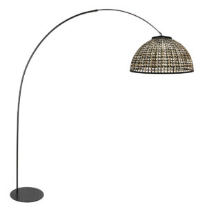annelighting-vloerlamp-curve-naturelzwart-bamboemetaal-booglamp-e27-4517zw-0
