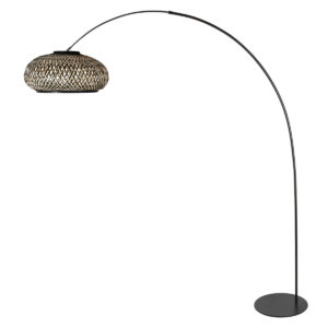 annelighting-vloerlamp-curve-zwart-bamboemetaal-booglamp-e27-4276zw-1