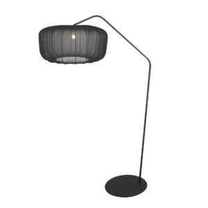 annelighting-vloerlamp-zigzag-zwart-metaaltextiel-booglamp-e27-4516zw-1