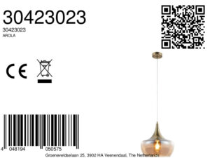 hanglamp-brons-arola-glas-ø30cm-e27-30423023-globo-1