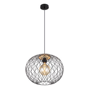 hanglamp-zwart-lacky-metaal-ø40cm-e27-54039h-globo-1