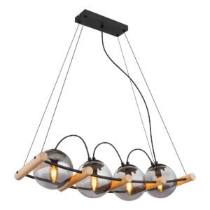 hanglamp-zwart-leona-glassmokeglas-groteeettafellamp-e27-15883-4h-globo-1