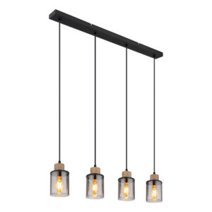 hanglamp-zwart-reid-glassmokeglas-groteeettafellamp-e27-15707-4h-globo-1