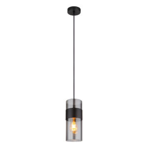 hanglamp-zwart-scarfina-glassmokeglas-ø12cm-e27-15718-globo-1