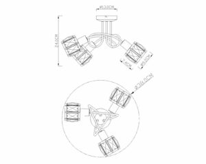 plafonniere-nikkel-kris-metaal-ø38cm-e14-54356-3-globo-1