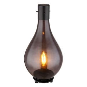 tafellamp-zwart-oskus-glassmokeglas-ø18cm-e14-15574t-globo-1