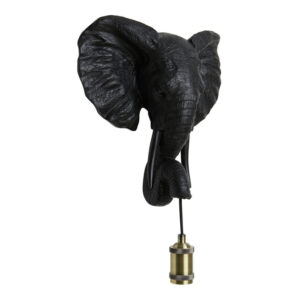 wandlamp-zwart-elephant-kunststof-dierenlamp-e27-3123612-light&living-612