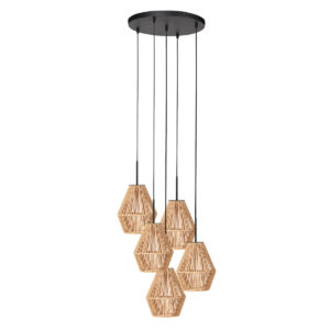 mexlite-hanglamp-haloswap-naturelzwart-katoen-e27-4526zw-1