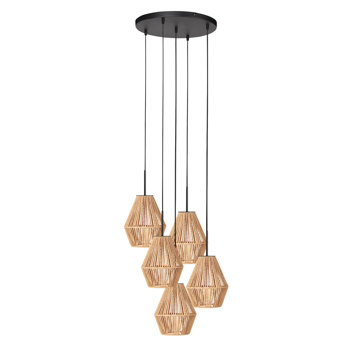 mexlite-hanglamp-haloswap-naturelzwart-katoen-e27-4526zw-1