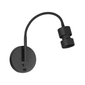 wandlamp-zwart-upround-kunststofmetaal-bedlampje-gu10-3517zw-mexlite-1