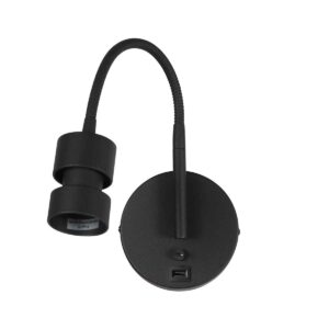 wandlamp-zwart-upround-kunststofmetaal-bedlampje-gu10-3517zw-mexlite-1