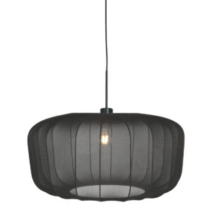 hanglamp-zwart-sparkledlight-metaaltextiel-ø60cm-e27-4486zw-steinhauer-1