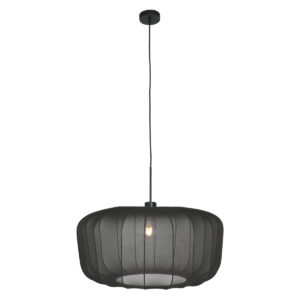 hanglamp-zwart-sparkledlight-metaaltextiel-ø60cm-e27-4486zw-steinhauer-1