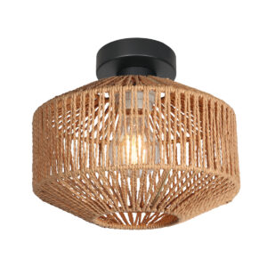 plafonniere-naturelzwart-bloeba-metaaltouw-ø23cm-e27-4503zw-steinhauer-1