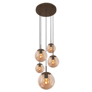 hanglamp-amberkleurig-bollique-glas-ø60cm-e27-2730ca-steinhauer-1