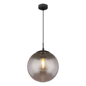 hanglamp-zwart-blama-glassmokeglas-ø30cm-e27-15830h1-globo-1