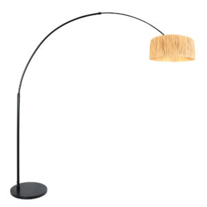 vloerlamp-zwart-sparkledlight-bamboemetaal-ø60cm-e27-4561zw-steinhauer-1