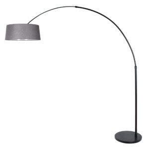 steinhauer-vloerlamp-sparkledlight-zwart-metaaltextiel-booglamp-e27-4689zw-1