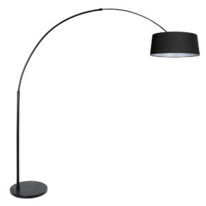 steinhauer-vloerlamp-sparkledlight-zwart-metaaltextiel-booglamp-e27-4690zw-0