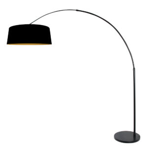 vloerlamp-zwart-sparkledlight-metaaltextiel-ø45cm-e27-4771zw-steinhauer-1