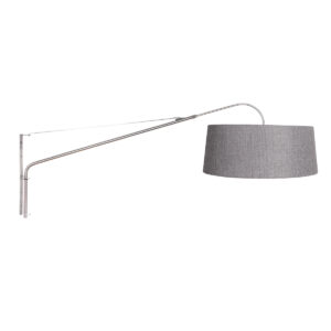 steinhauer-wandlamp-elegantclassy-staal-metaaltextiel-leeslamp-e27-4621st-0